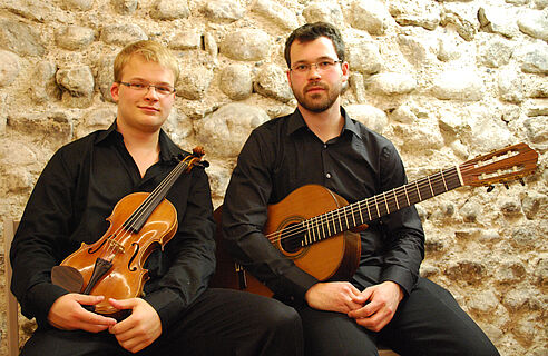 Błażej Kociuban (Geige), Coleman Goepfert (Gitarre)